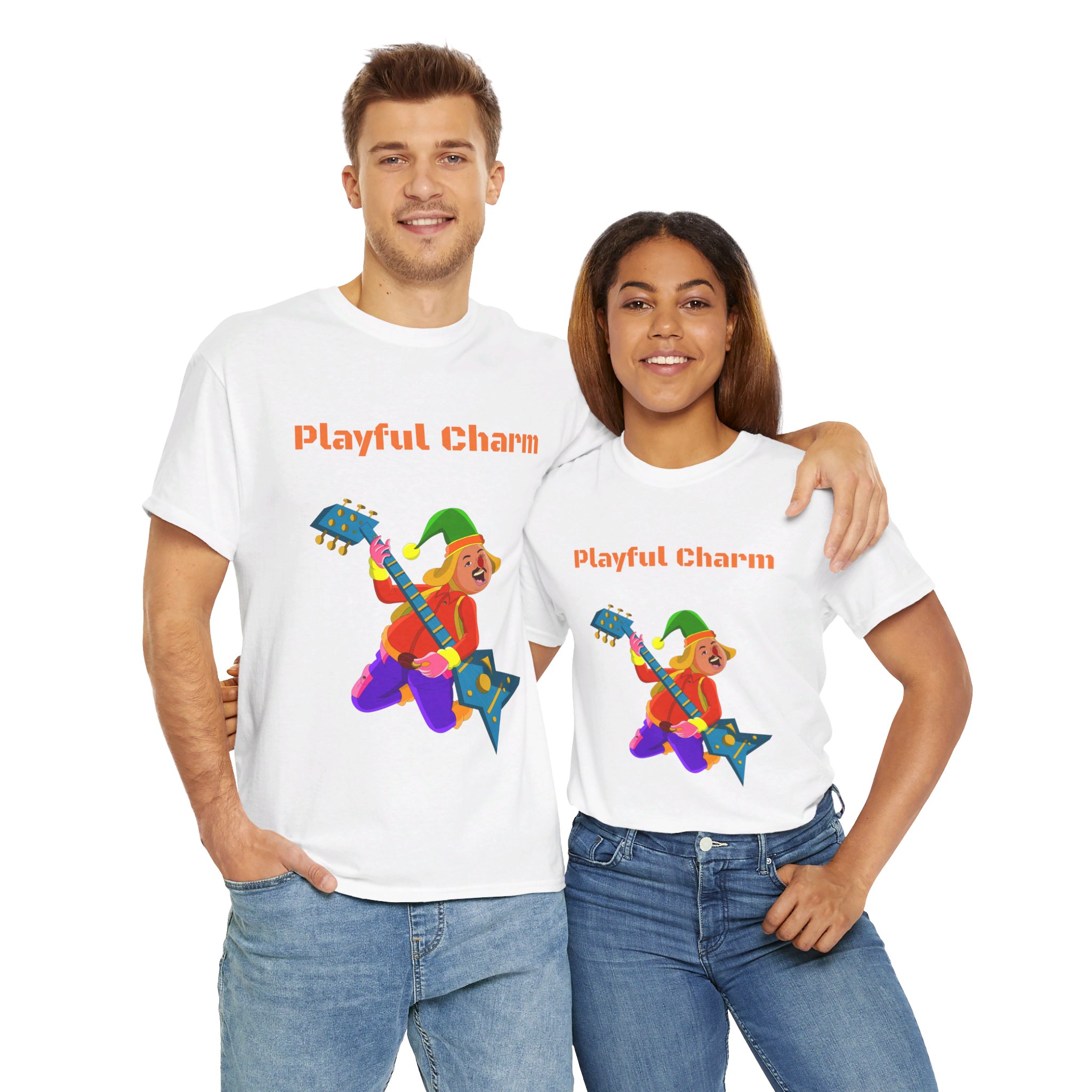 Playful Charm – Unisex Heavy Cotton Tee